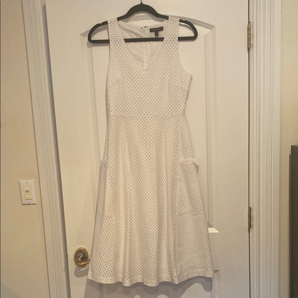 White Sleeveless Dress